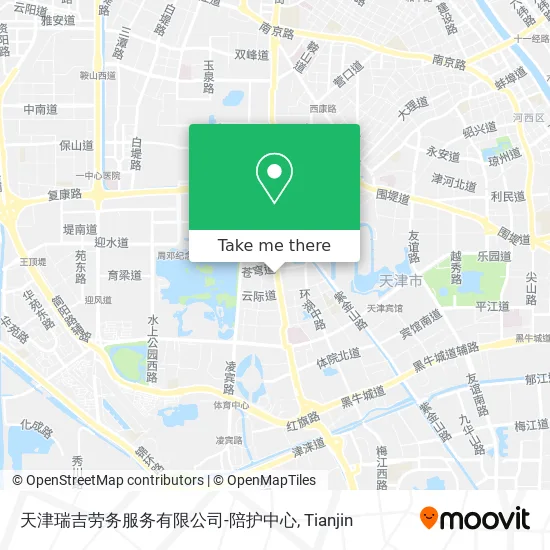 天津瑞吉劳务服务有限公司-陪护中心 map