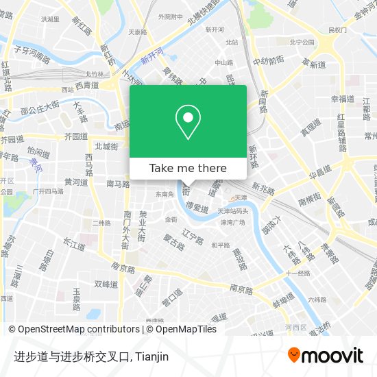 进步道与进步桥交叉口 map