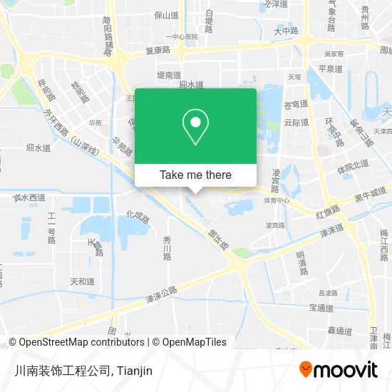 川南装饰工程公司 map