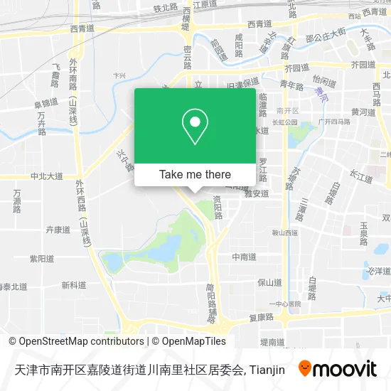 天津市南开区嘉陵道街道川南里社区居委会 map