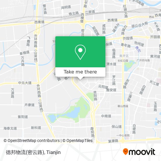 德邦物流(密云路) map