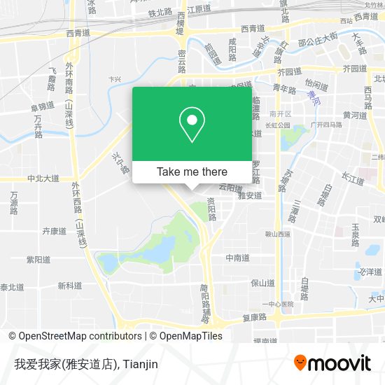 我爱我家(雅安道店) map