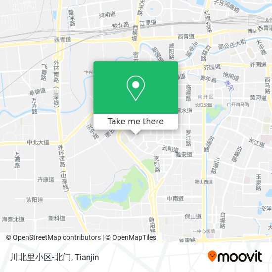 川北里小区-北门 map