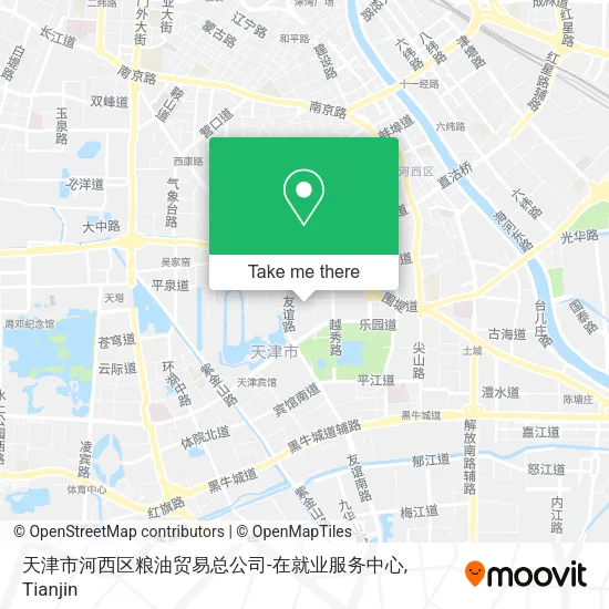 天津市河西区粮油贸易总公司-在就业服务中心 map