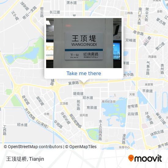 王顶堤桥 map