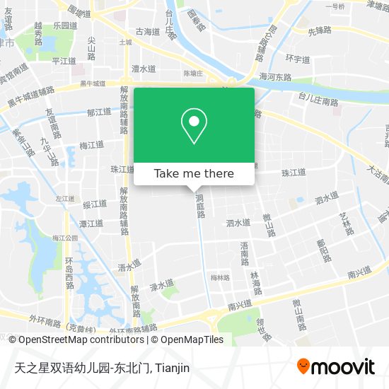 天之星双语幼儿园-东北门 map
