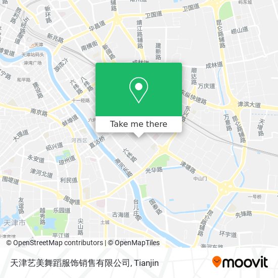 天津艺美舞蹈服饰销售有限公司 map