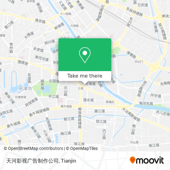 天河影视广告制作公司 map