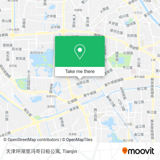 天津环湖里冯哥日租公寓 map