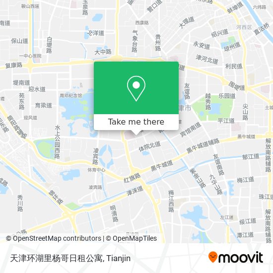 天津环湖里杨哥日租公寓 map