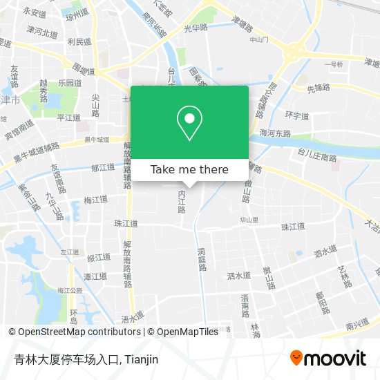 青林大厦停车场入口 map