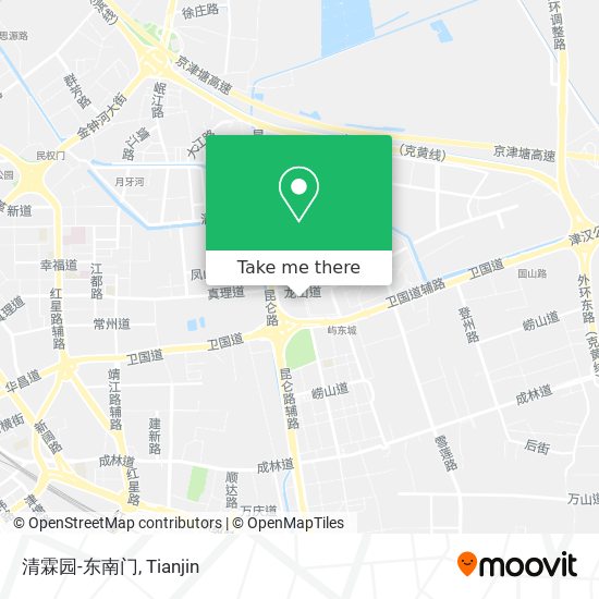 清霖园-东南门 map