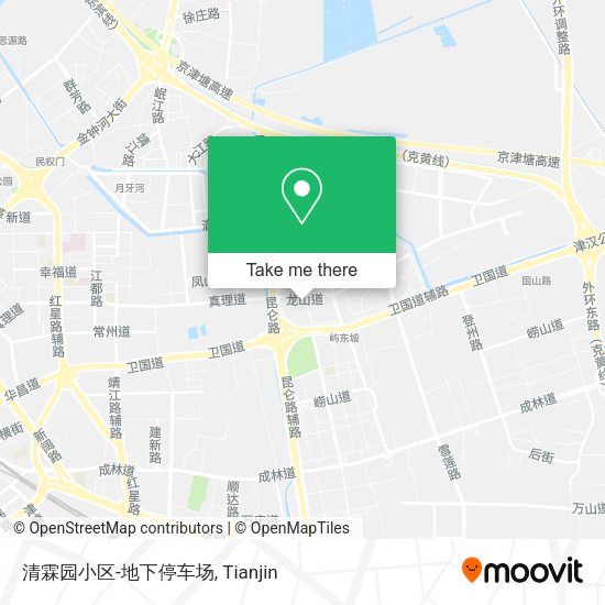 清霖园小区-地下停车场 map