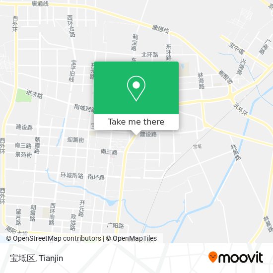 宝坻区 map