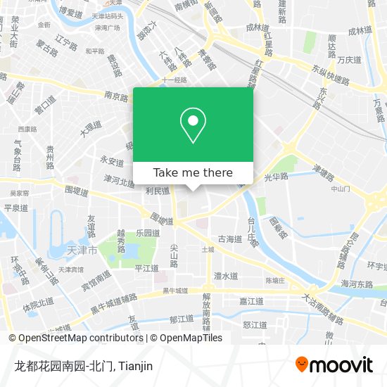 龙都花园南园-北门 map
