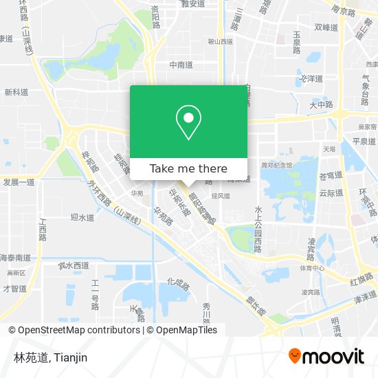 林苑道 map