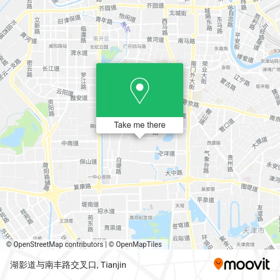 湖影道与南丰路交叉口 map