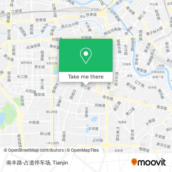 南丰路-占道停车场 map