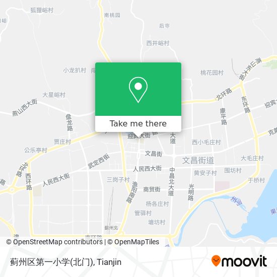 蓟州区第一小学(北门) map
