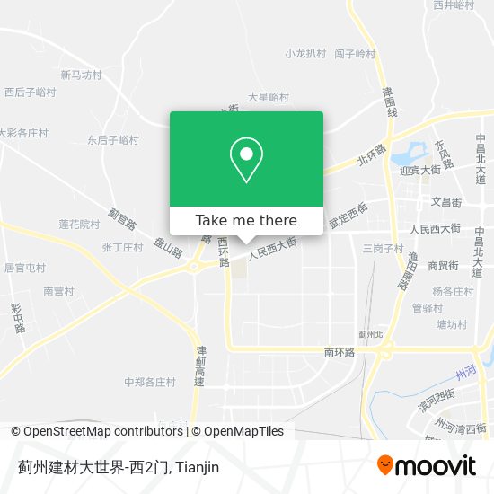 蓟州建材大世界-西2门 map
