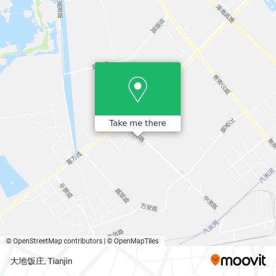 大地饭庄 map