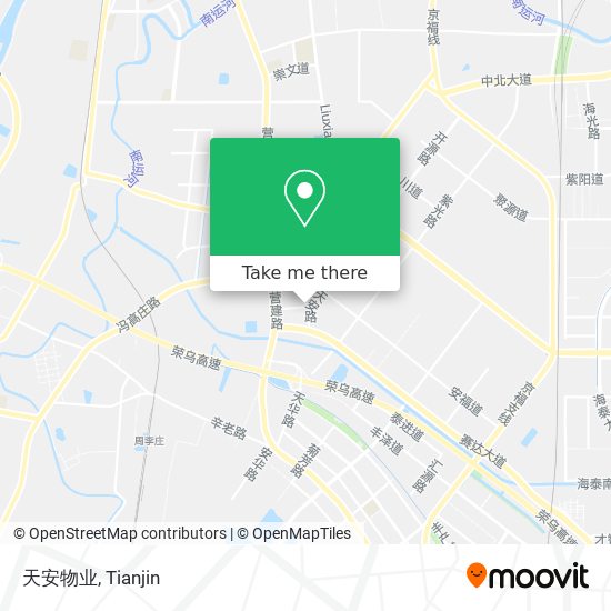 天安物业 map