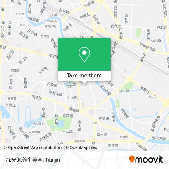 绿光源养生美容 map