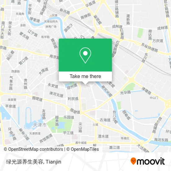 绿光源养生美容 map