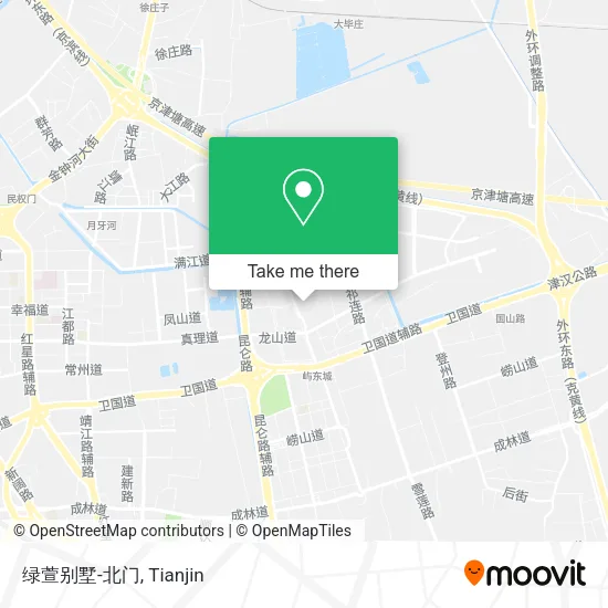 绿萱别墅-北门 map