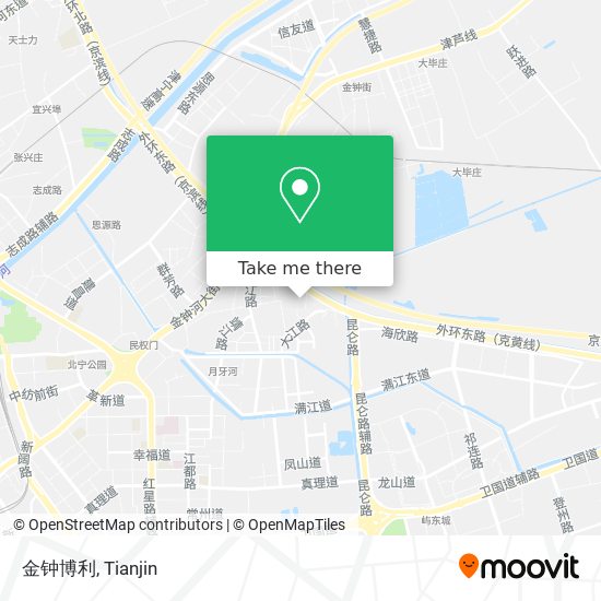 金钟博利 map
