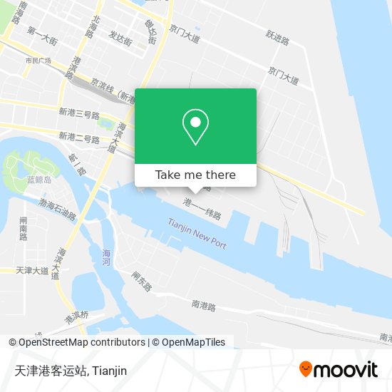 天津港客运站 map