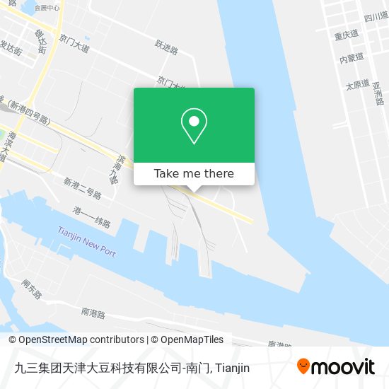九三集团天津大豆科技有限公司-南门 map