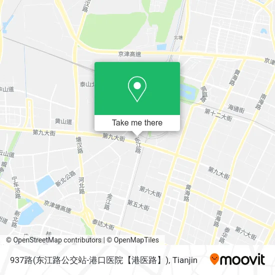 937路(东江路公交站-港口医院【港医路】) map