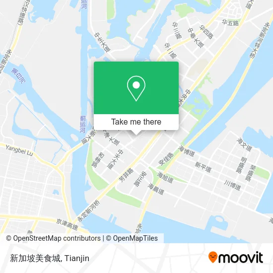 新加坡美食城 map