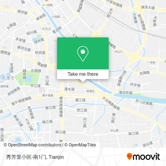 秀芳里小区-南1门 map