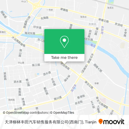 天津柳林丰田汽车销售服务有限公司(西南门) map