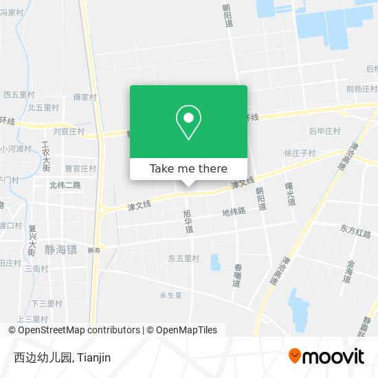 西边幼儿园 map