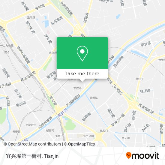 宜兴埠第一街村 map
