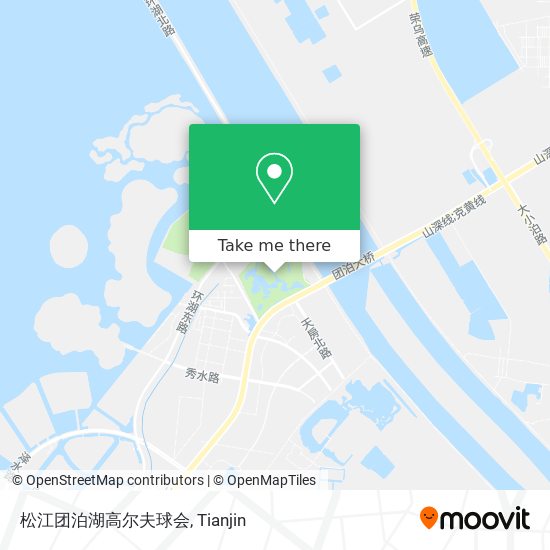松江团泊湖高尔夫球会 map