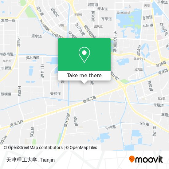 天津理工大学 map