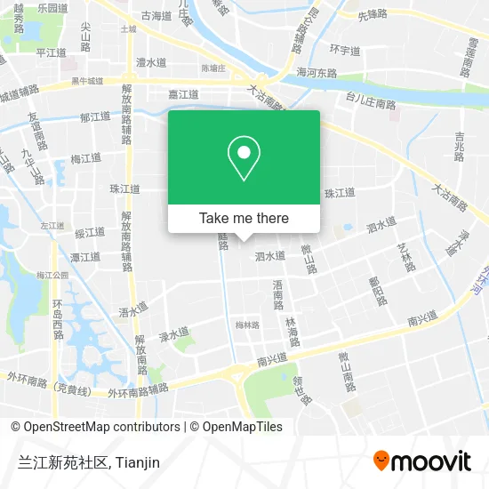兰江新苑社区 map
