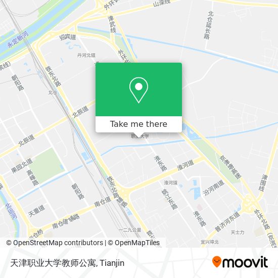 天津职业大学教师公寓 map