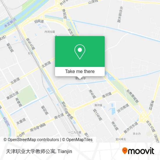 天津职业大学教师公寓 map