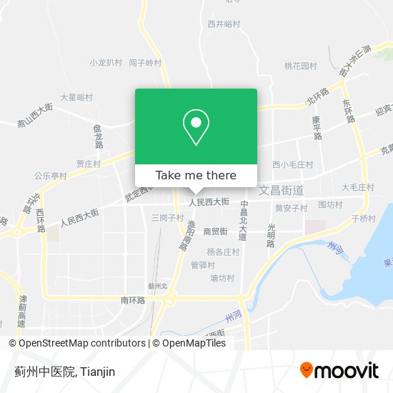 蓟州中医院 map
