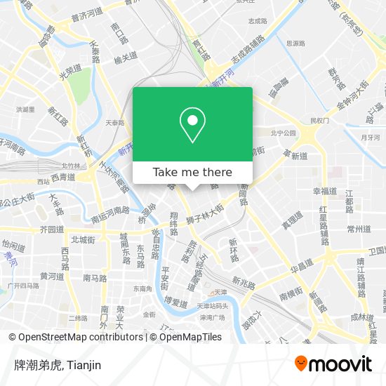 牌潮弟虎 map