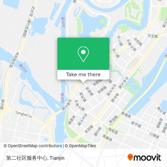 第二社区服务中心 map