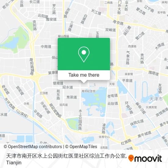 天津市南开区水上公园街红医里社区综治工作办公室 map
