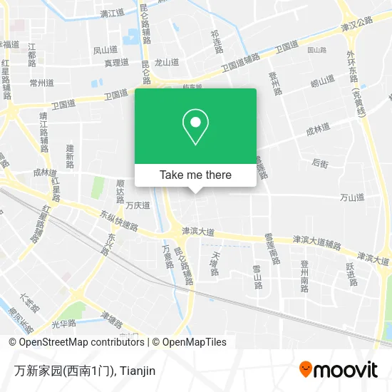 万新家园(西南1门) map