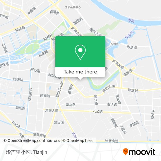 增产里小区 map
