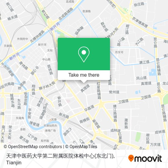 天津中医药大学第二附属医院体检中心(东北门) map